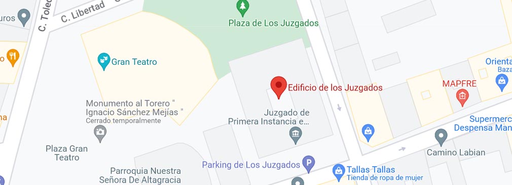 situacion Registro Civil Manzanares Ciudad Real